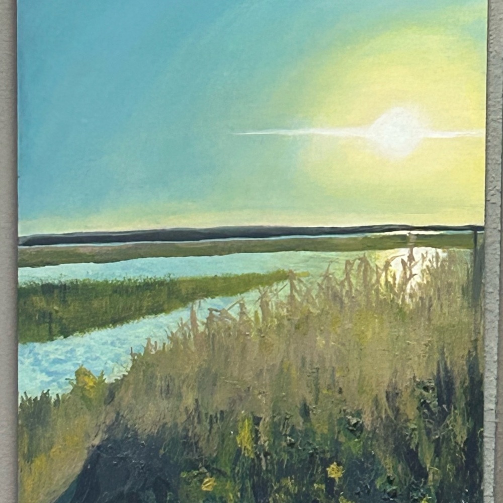 Tranquil Sunrise Landscape Canvas - Picture 1 of 1
